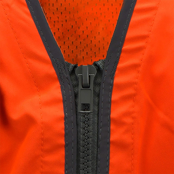 Radians SV55-2ZOD-L Industrielle Sicherheitsweste, hohe Sichtbarkeit, Orange, Grösse L L Hochsichtba