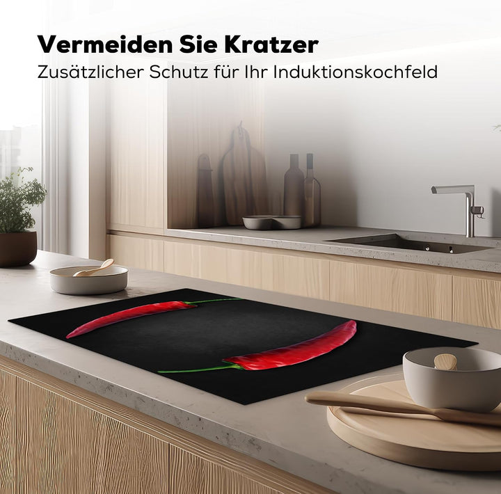 KitchenYeah© Herdabdeckplatte Einteilig Küche Herdabdeckung Induktionsfeld Ceranfeld Herdabdeckplatt