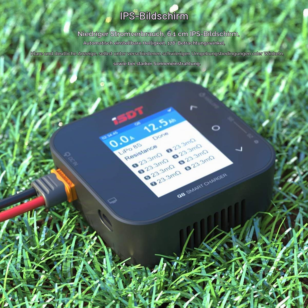 ISDT Q8 Max 1000W 30A Lipo Akku Balance Ladegerät Smart Digital Ladegerät für RC 1-8S Akku Batterien