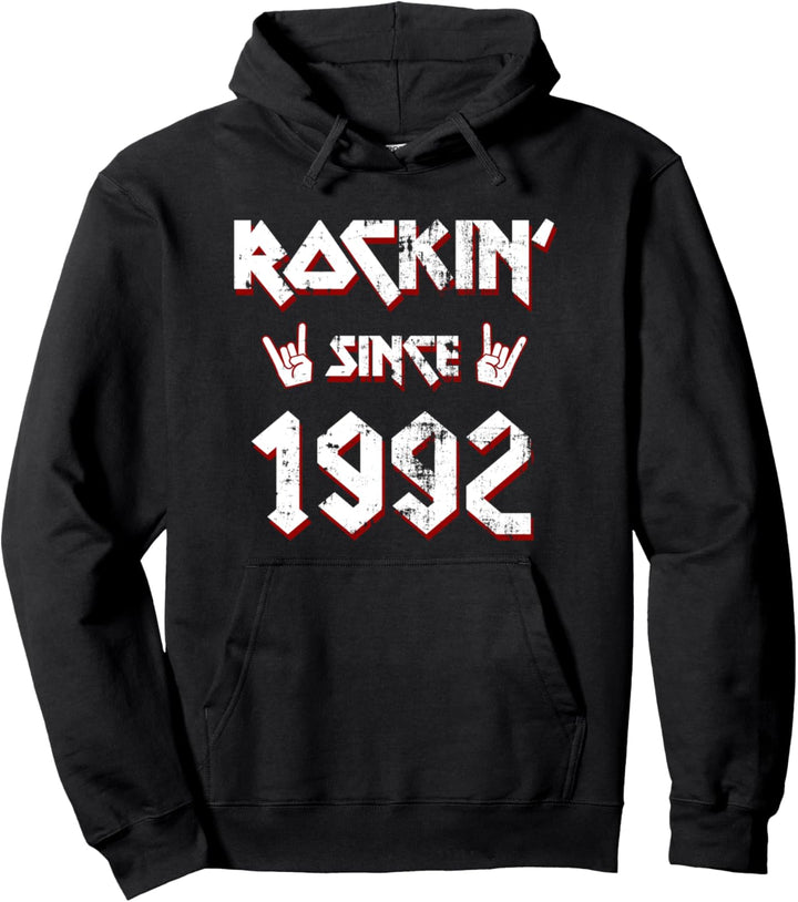 Rockin Since 1992 30 Jahre Alt Geburtstagsgeschenk Pullover Hoodie