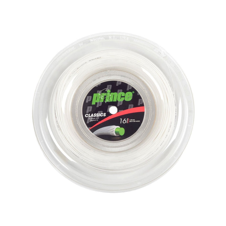 Prince Tennisschlägersaiten Tennis Mehrfarbig Durchmesser 1.30 mm Bianco - bianco, 1.30 mm Bianco -