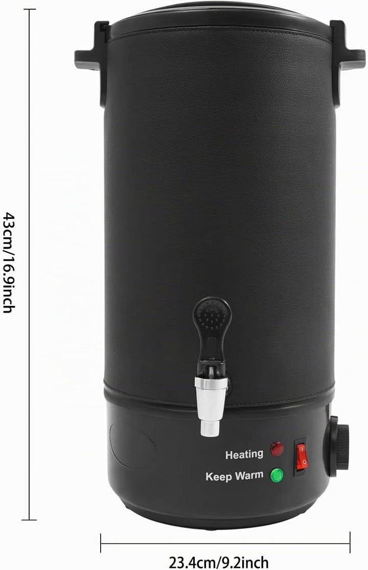 HUOMMGS Wachsschmelztopf mit 30-110℃ Temperatur Einstellbar, Deckel Edelstahl Wachsschmelzer Elektri