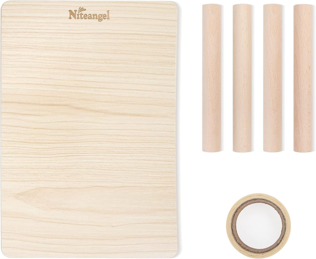 Niteangel Hamster-Spielplattform aus Holz für syrische Zwerghamster, Rennmäuse, Mäuse, Degus oder an