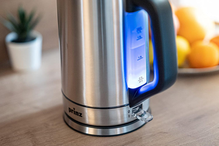 Prinz Edelstahl-Wasserkocher PZ-EWK1 – Testsieger Haus & Garten Test 02/2025 (Note 1,2 „Sehr gut“) –