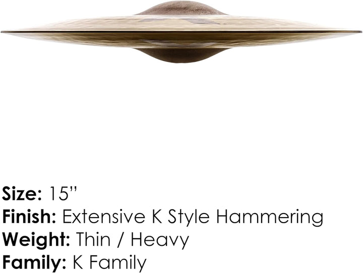 Zildjian K Zildjian Series - 15" Sweet Hi Hat Cymbal Pair 15 Zoll Pair, 15 Zoll Pair