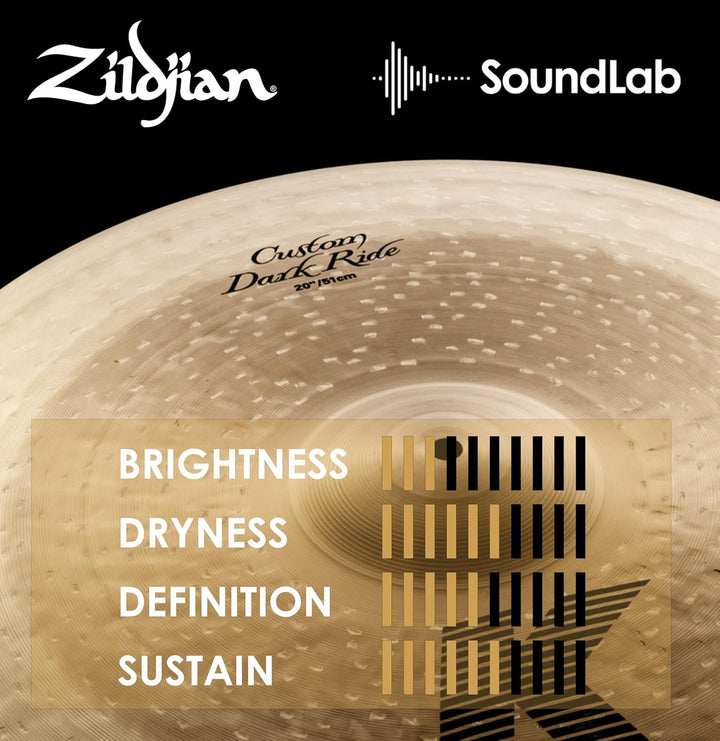 Zildjian K Custom Series - 20" Dark Ride Cymbal 20 Zoll Dark Ride, 20 Zoll Dark Ride
