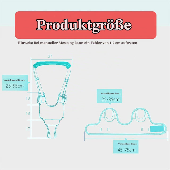 Lauflernhilfe Gehhilfe für Baby, IULONEE Baby Stehen und Gehen Lernen Helfer 4 in 1 Funktionale Vers