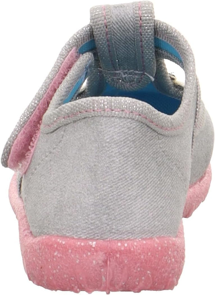 Superfit Mädchen Spotty Hausschuhe 23 EU Grau 2030, 23 EU Grau 2030