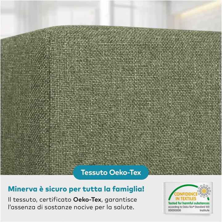 Deshome Pouf hocker Fussstütze 63x63x44 cm Wasserabweisender Stoff: Modernes Design Pouf für Sofa Wo