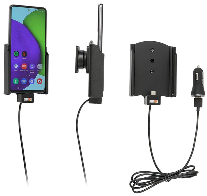 Brodit Gerätehalter 721256 | Made IN Sweden | mit Ladefunktion für Smartphones - Samsung Galaxy A52