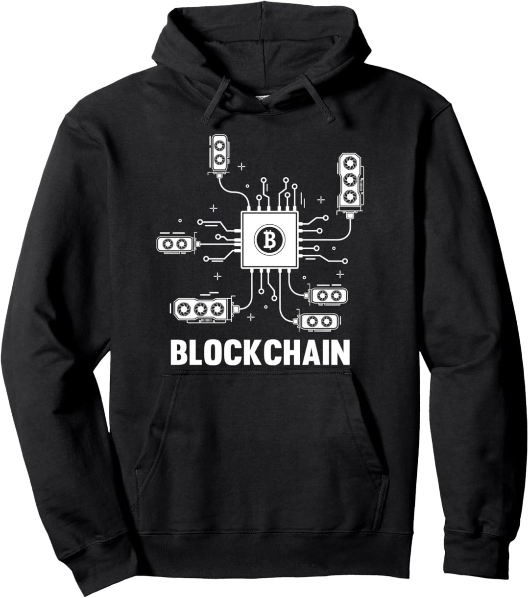 Blockchain Decentralized Kryptowährung Pullover Hoodie