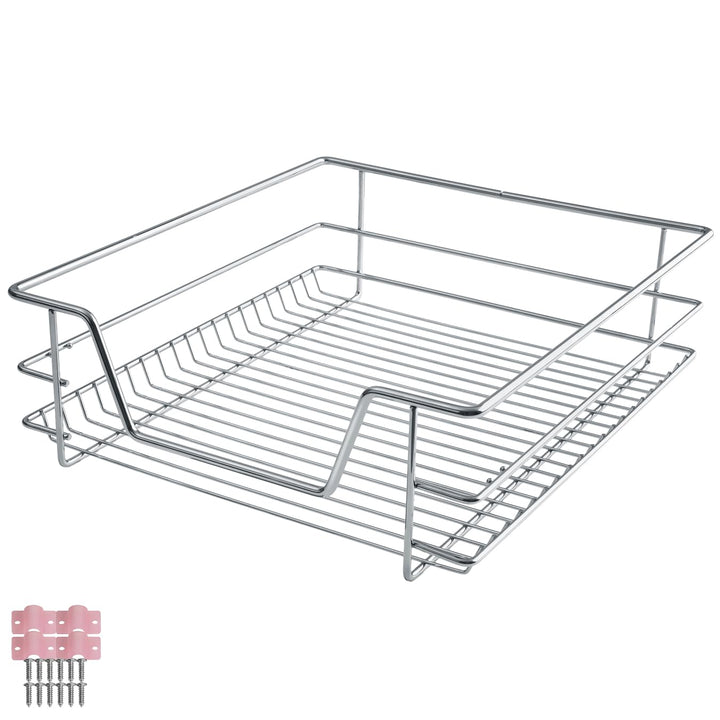 tectake® Teleskopschublade, ausziehbare Schublade, Teleskopregal nachrüsten, Schublade Unterschrank