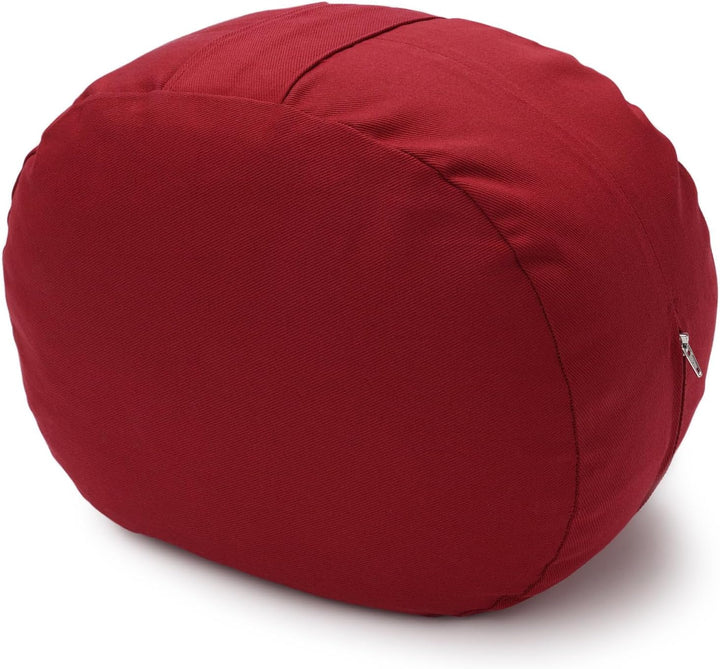 Yogabox Glückssitz® Yogakissen OVAL - regional hergestellt bordeaux, bordeaux