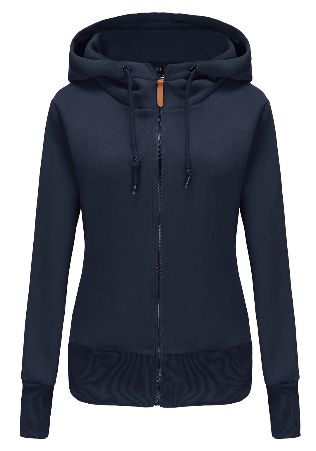 TrendiMax Damen Sweatjacke Kapuzenpullover Zip Hoodie Jacke mit Kapuze Winter Sweatshirt Kapuzenjack