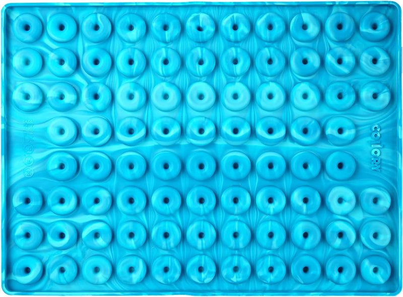 Collory Medium Donut (2,8cm) Silikon Backform für Hundekekse & Hundeleckerlis, Pralinenform, Schokol