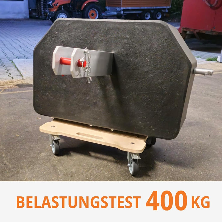 WFIX Work System Base Rollbrett für L-BOXX Systeme - Hochleistungs-Transportroller Holz Birke-Multip