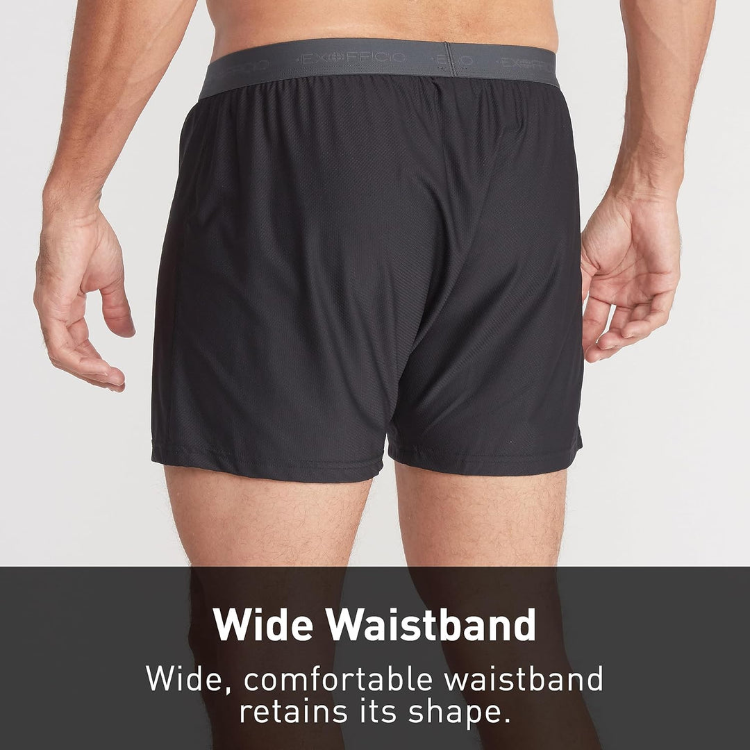 ExOfficio Herren Boxershorts L Schwarz, L Schwarz