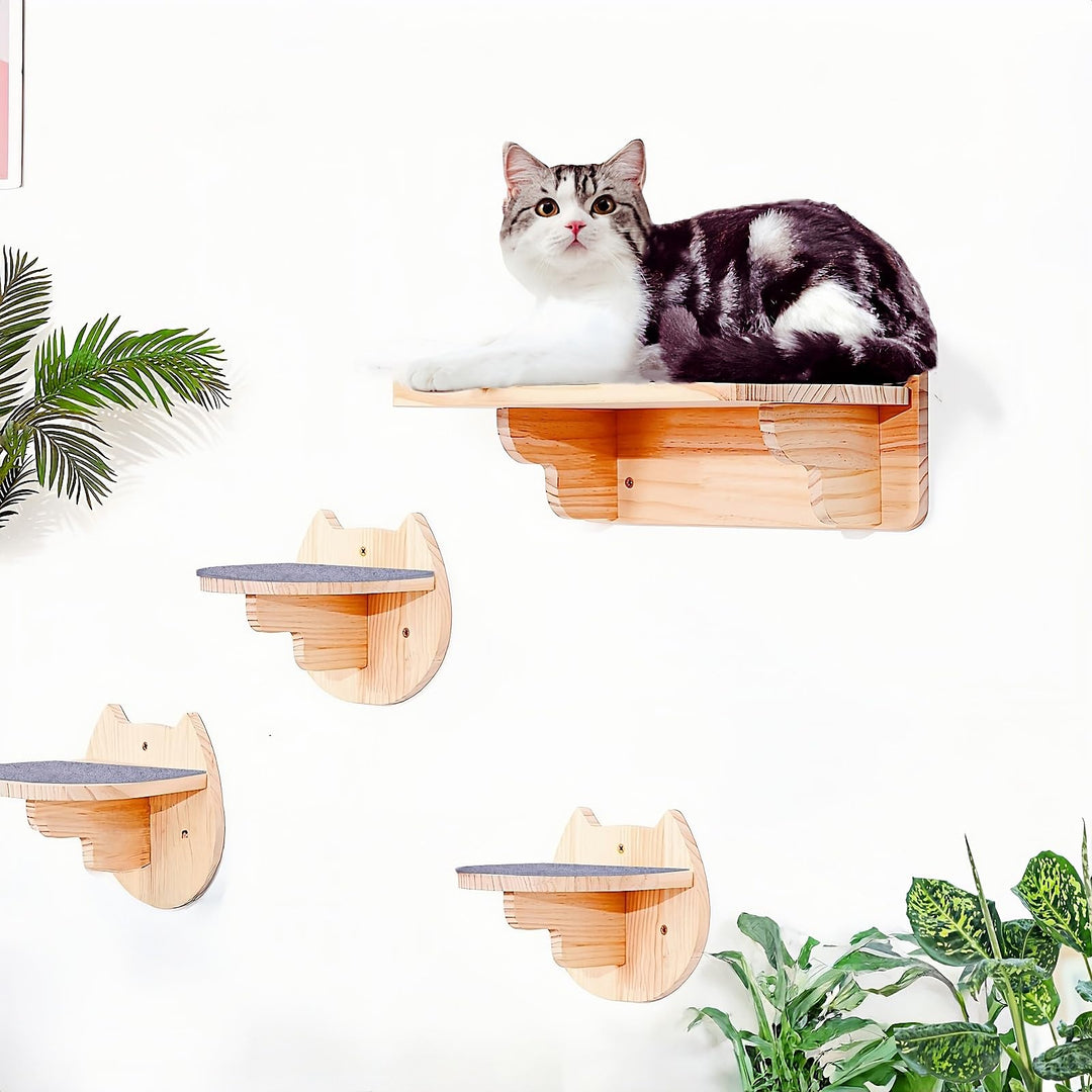 kletterwand Katzen Wand montierte Katze-Hängematte ﻿Katze Kletterwandmit Katzentreppe für die Wand,