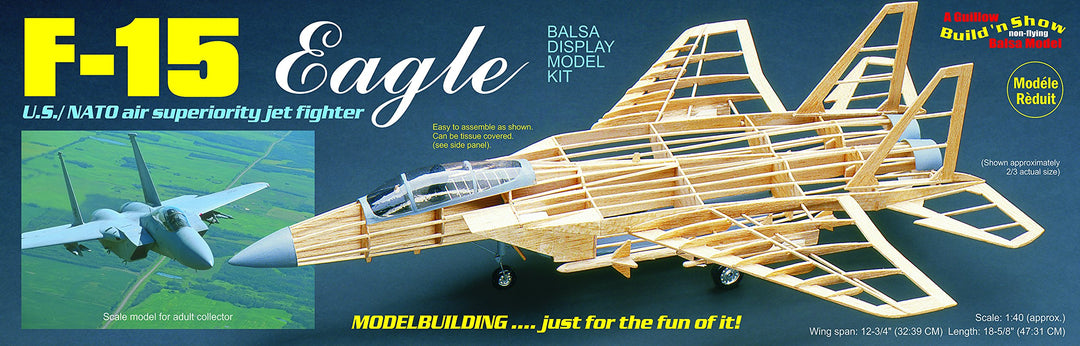 1/40 F-15 Eagle - 12.75 Wingspan