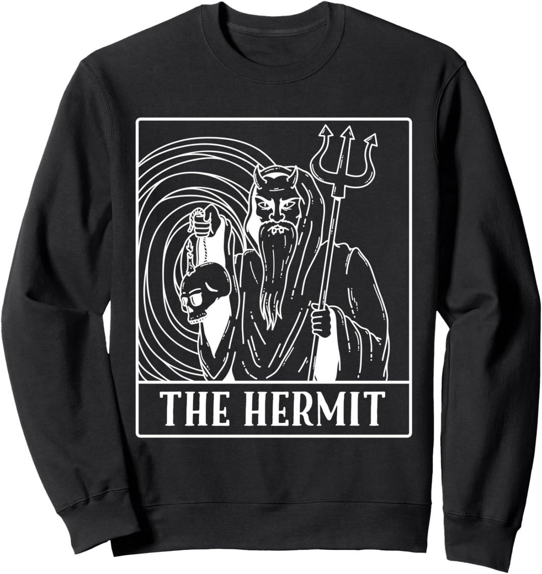 Satan The Hermit Occult Tarot Card Sweater Men Women Sweatshirt
