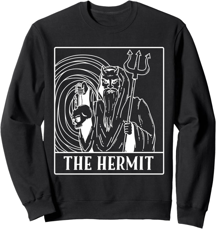Satan The Hermit Occult Tarot Card Sweater Men Women Sweatshirt