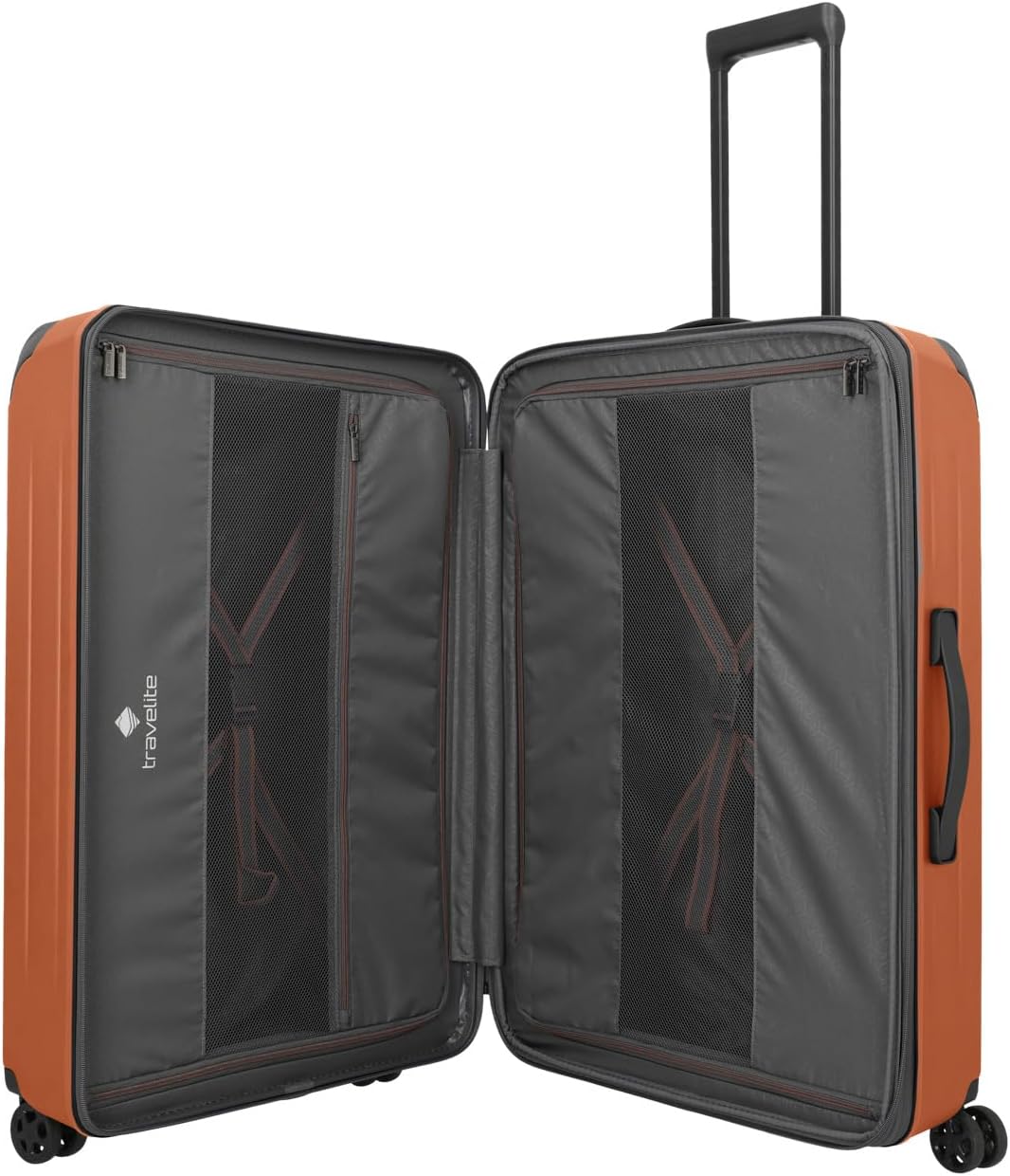 Travelite DYNAMIIC Koffer L erweiterbar, grosser Reisekoffer 76x51x31 cm, ABS Hartschale, TSA-Schlos
