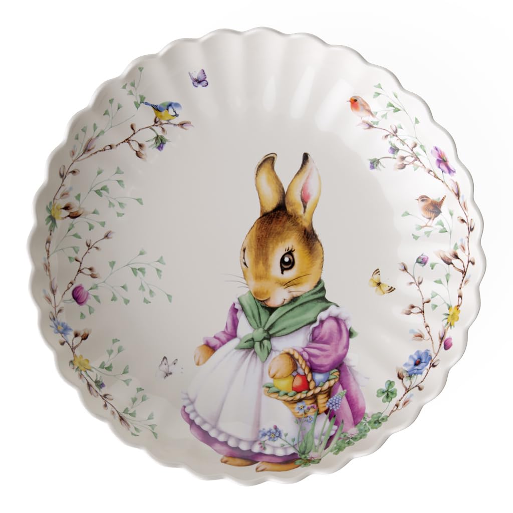 Villeroy und Boch Spring Fantasy gross, Emma, Schale für Süssigkeiten, Premium Porzellan, 30 x 6 cm,