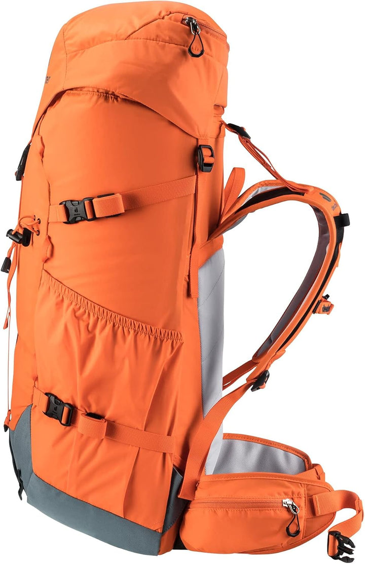 deuter Damen Gravity Expedition 45+ Sl Expeditionsrucksack 45 L Saffron-slateblue, 45 L Saffron-slat