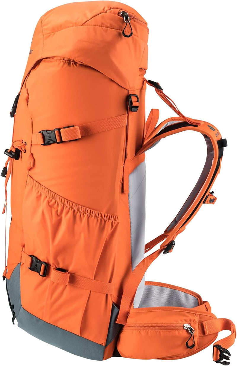 deuter Damen Gravity Expedition 45+ Sl Expeditionsrucksack 45 L Saffron-slateblue, 45 L Saffron-slat