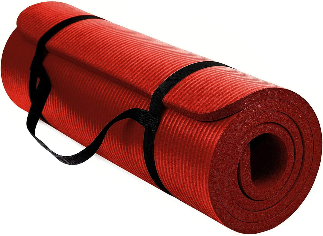 TechFit Yogamatte Rutschfest für das Fitnessstudio zu Hause - Pilates Matte für das Heimtraining, Yo