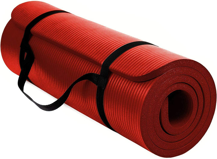 TechFit Yogamatte Rutschfest für das Fitnessstudio zu Hause - Pilates Matte für das Heimtraining, Yo