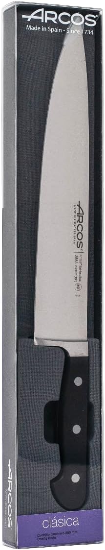 Arcos 255300 Serie Clasica - Kochmesser - Klinge aus Nitrum geschmiedetem Edelstahl 260 mm - HandGri