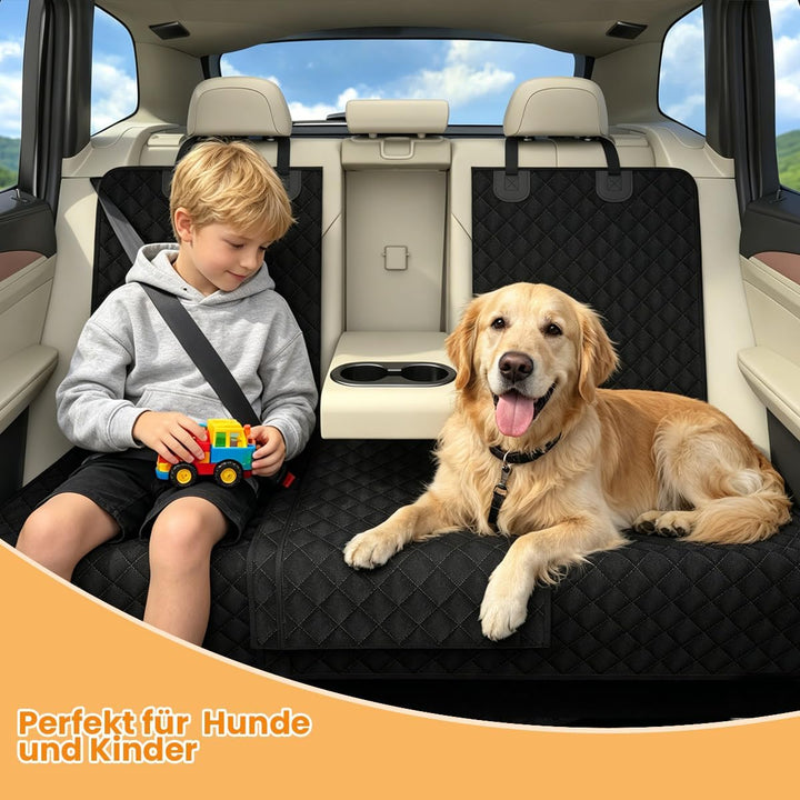 hundedecke Auto rückbank, rutschfeste wasserdichte Autoschondecke Hund Rücksitz, Hundeschutz Auto Rü
