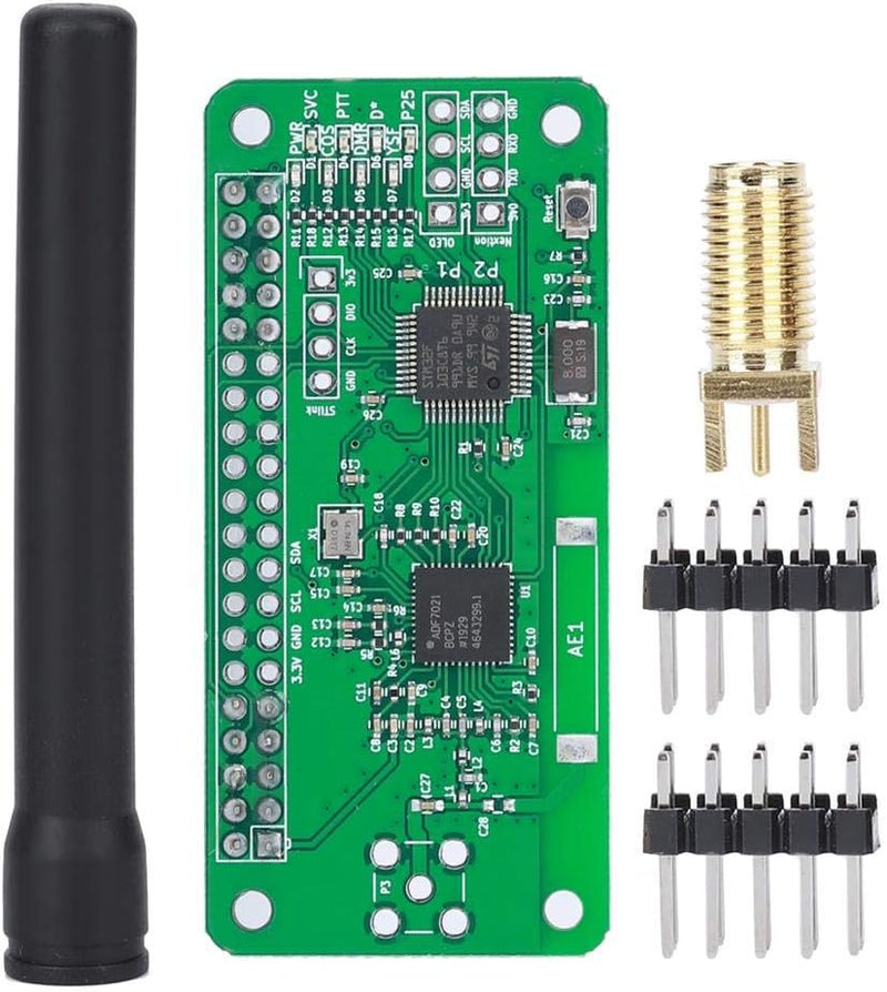 Mini-MMDVM-Hotspot-Radiosender + Antenne, Unterstützung P25 DMR YSF D-Star-UHF-Erweiterungskarte, di