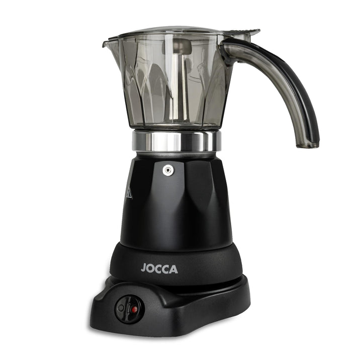Jocca - Caffettiera elettrica wireless con capacità 6 tazze | Gira sulla base fino a 360º | manico c