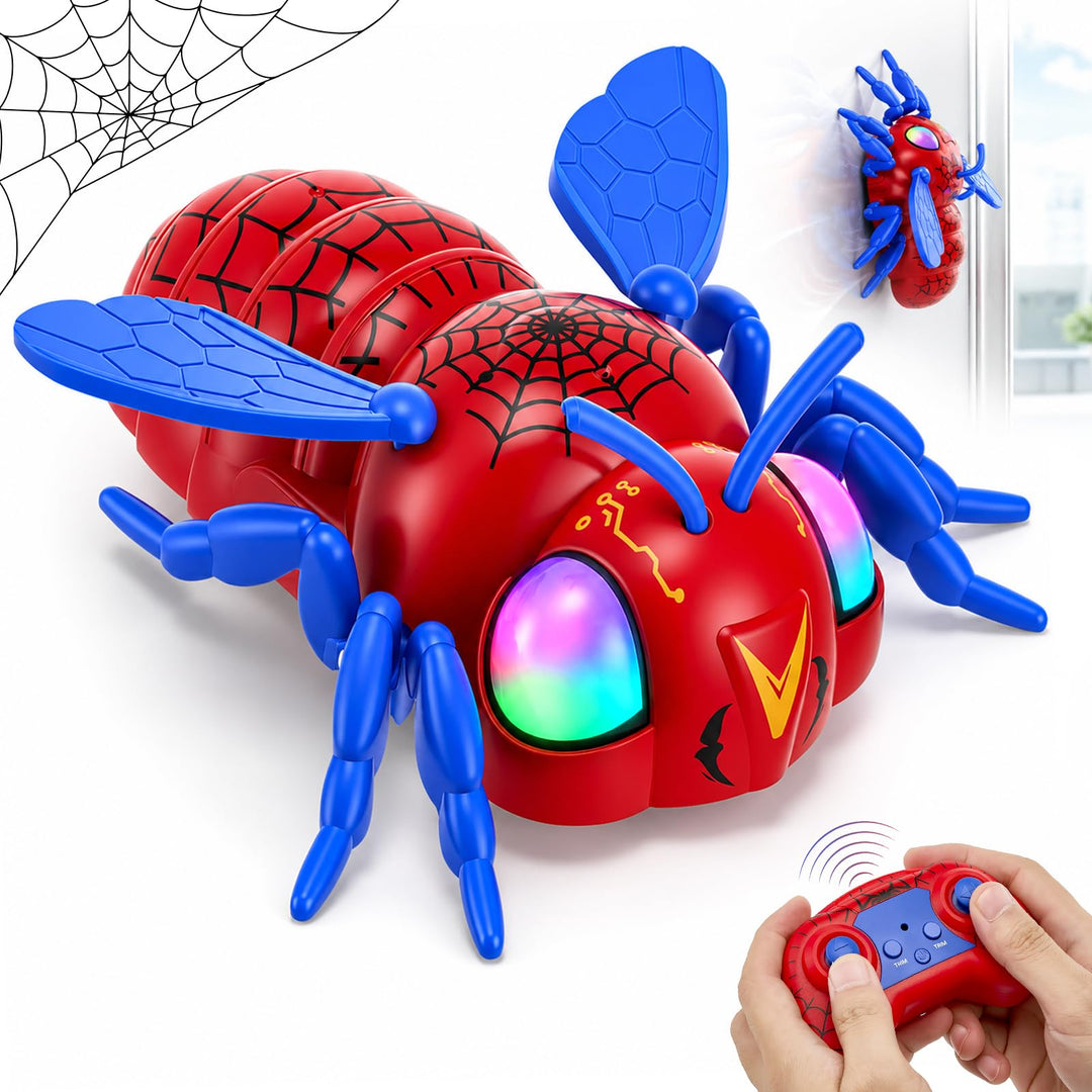 Ferngesteuerte Biene Spinne Spielzeug Auto, RC Wandkletterbiene mit 360° Rotation, Stunt RC Auto zum