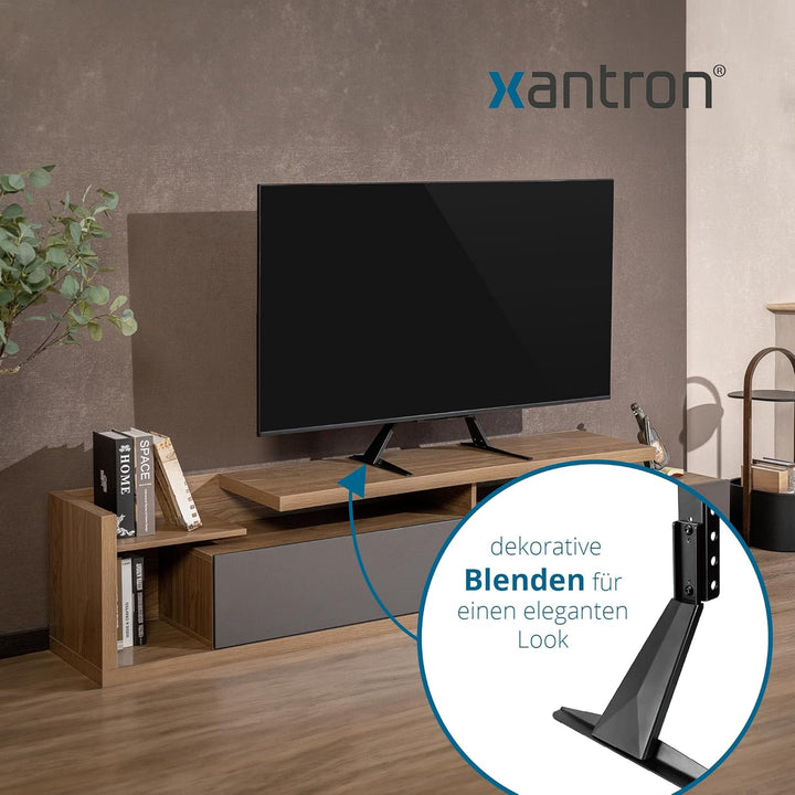Xantron® TV Ständer Universal TV Standfuss bis 75 Zoll/Fernseher Halterung stehend VESA 200x200-800x