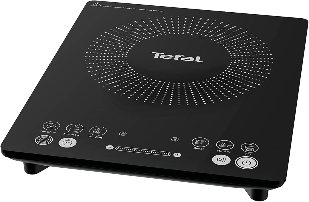 Tefal IH2108 Everyday Slim Induktionskochplatte | 300 - 2100 Watt | 6 Kochprogramme | Digitalanzeige