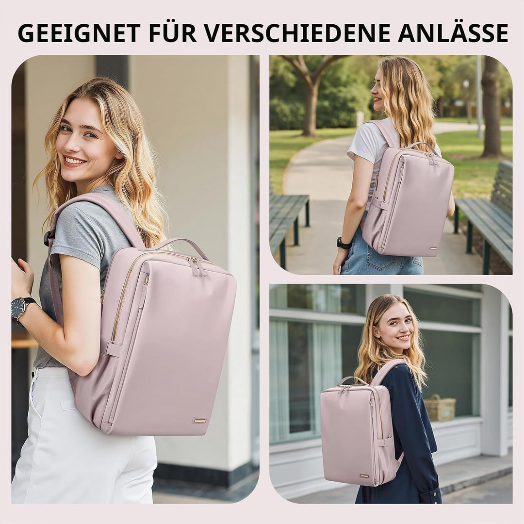 Stilvoller Laptop Rucksack für Damen von Fluggesellschaften zugelassen, Perfekt für die Arbeit das C