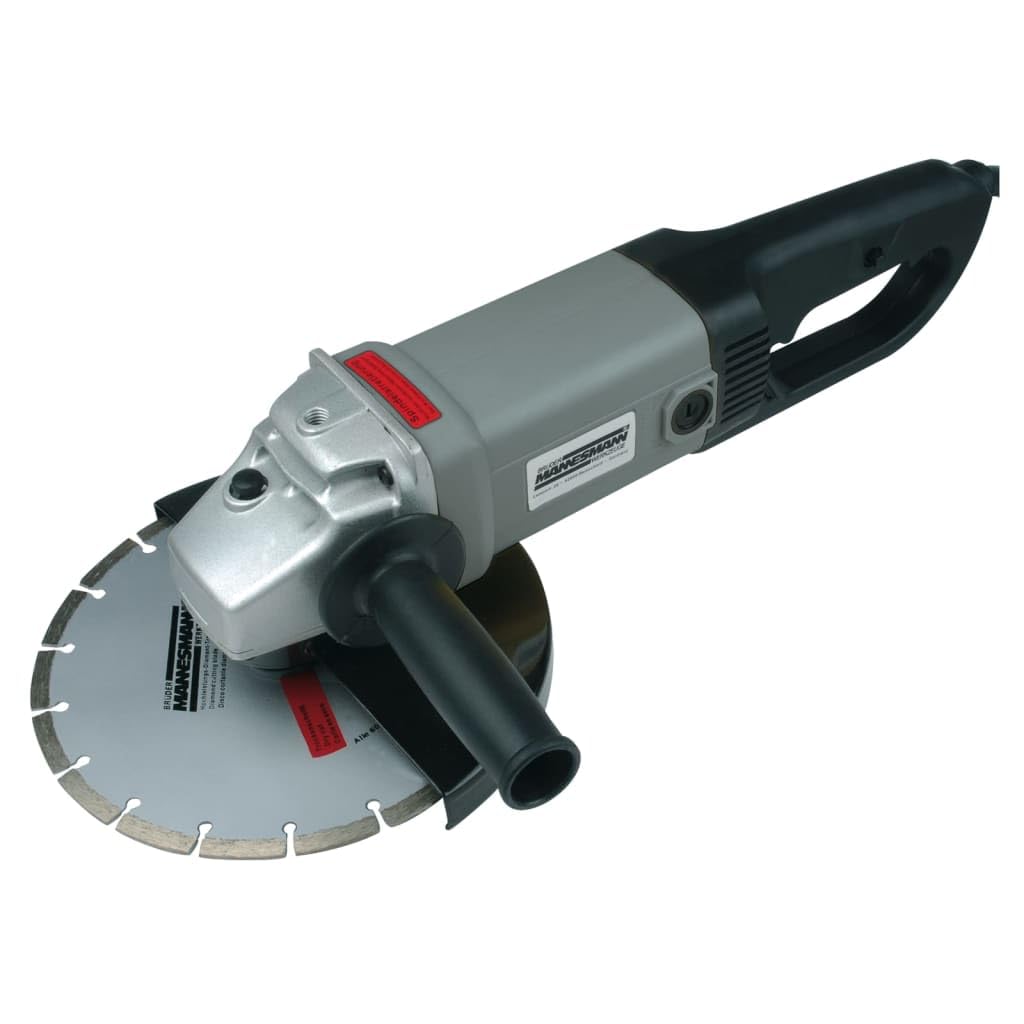 Brüder Mannesmann Winkelschleifer 230 mm 2000 W, Sanftanlauf, Spindelarretierung, verstellbare Schut