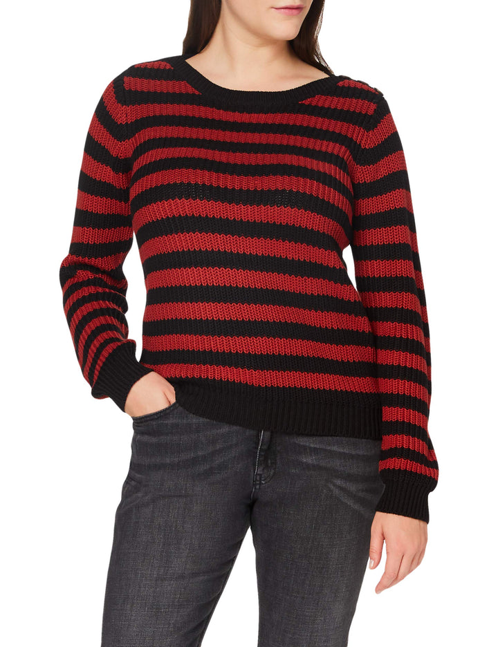 Blue Seven Damen Struktur, Rundhals Pullover 44 297 Ziegel Orig, 44 297 Ziegel Orig