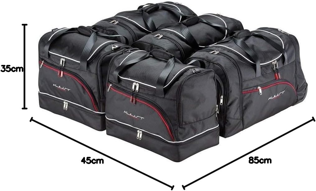 KJUST Dedizierte Kofferraumtaschen 5 stk kompatibel mit VOLVO XC90 II 2014+