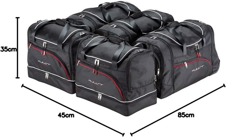 KJUST Dedizierte Kofferraumtaschen 5 stk kompatibel mit VOLVO XC90 II 2014+