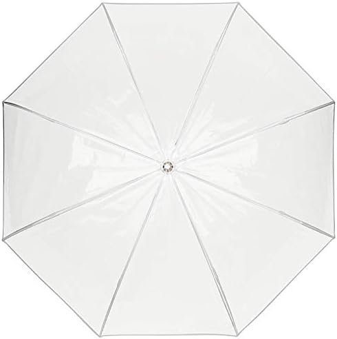 VON LILIENFELD Regenschirm Glockenschirm Transparent Durchsichtig Hochzeitsschirm Damen Herren Melin