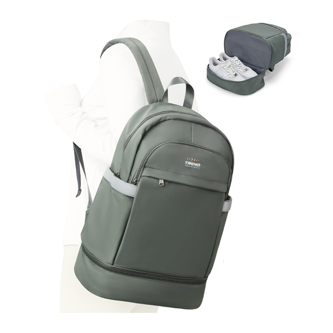 suradar Sportrucksack Damen Grosser Reiserucksack mit Schuhfach und Nasstasche für Damen Herren Lapt