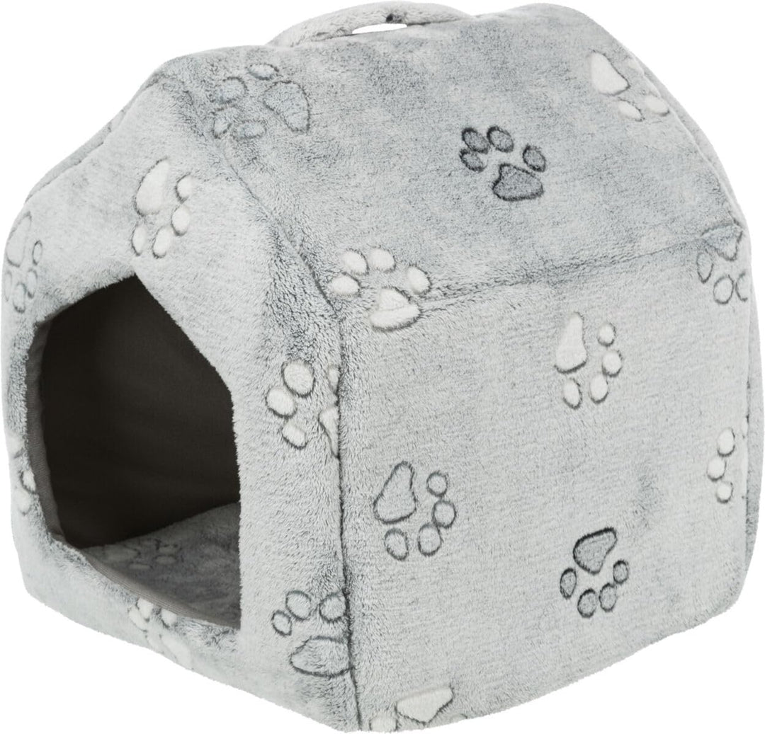 TRIXIE Höhle Jimmy Soft - hellgrau 40 × 45 × 40 cm, hellgrau 40 × 45 × 40 cm