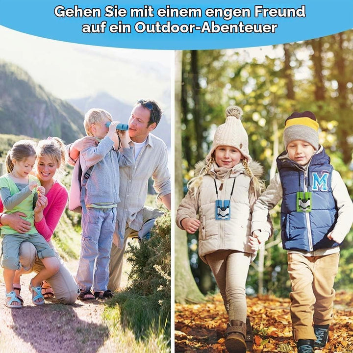 OSDUE Fernglas für Kinder, Fernglas Spielzeug, Starke Vergrösserung 8X21, Stossfestes, Inklusive Lup
