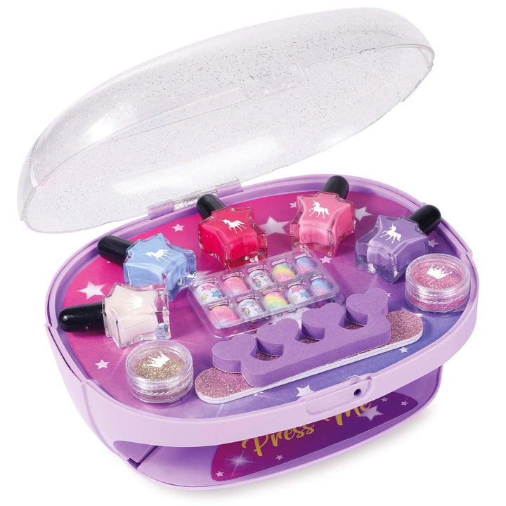Tacobear Nagelstudio Kinder Mädchen Geschenke 6 7 8 9 10 Jahre Nageltrockner Peel Off Nagellack Pres