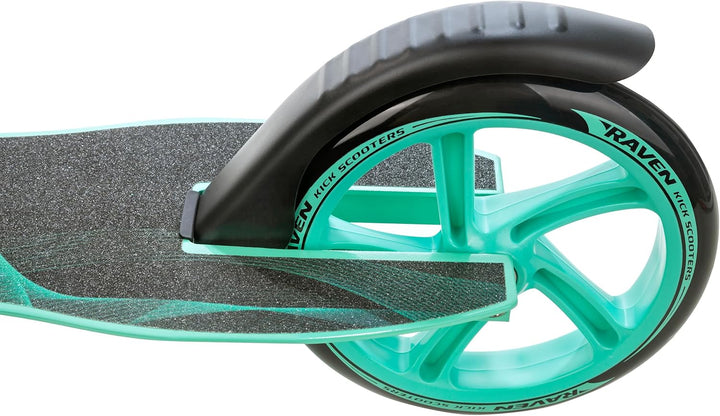 Raven Scooter, Roller, Tretroller, Kinderroller, 200mm mit Handbremse Anabel Black/Mint, Anabel Blac