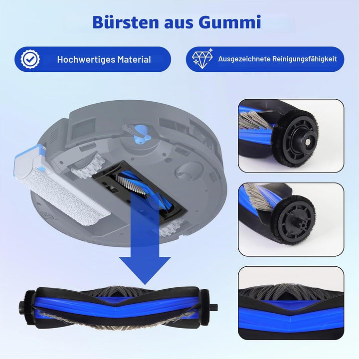 VIEWALL T80S Omni Zubehör für Ecovacs Deebot X9 Pro Omni/X11 Pro Omni/T80S Omni Staubsauger,1 Hauptb